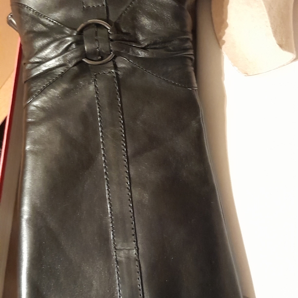 Like new COBB HILL New Balance Black Knee high Simone Leather Boots Size 11 - Picture 4 of 6